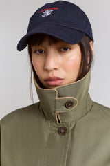 multi-wear myrtle trench in khaki