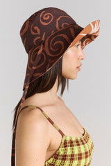 reversible sunhat - mixed swirl