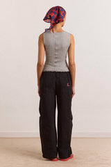zora tank - grey marl
