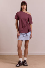 inka mini skirt / top - blue stripe