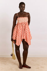 lilo hanky hem multiwear skirt/dress- red gingham