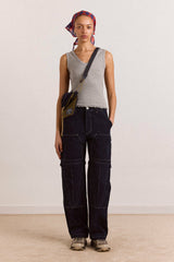 laura workwear denim zip off jeans