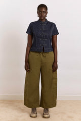 felix twill trousers - olive