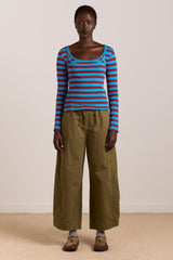 felix twill trousers - olive