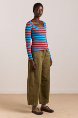 felix twill trousers - olive
