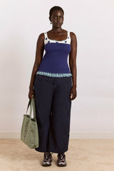 felix twill trouser - navy