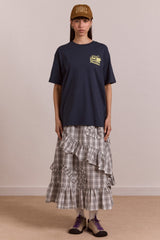 miraculous garden - navy t-shirt