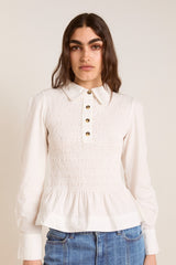 hazel shirt white