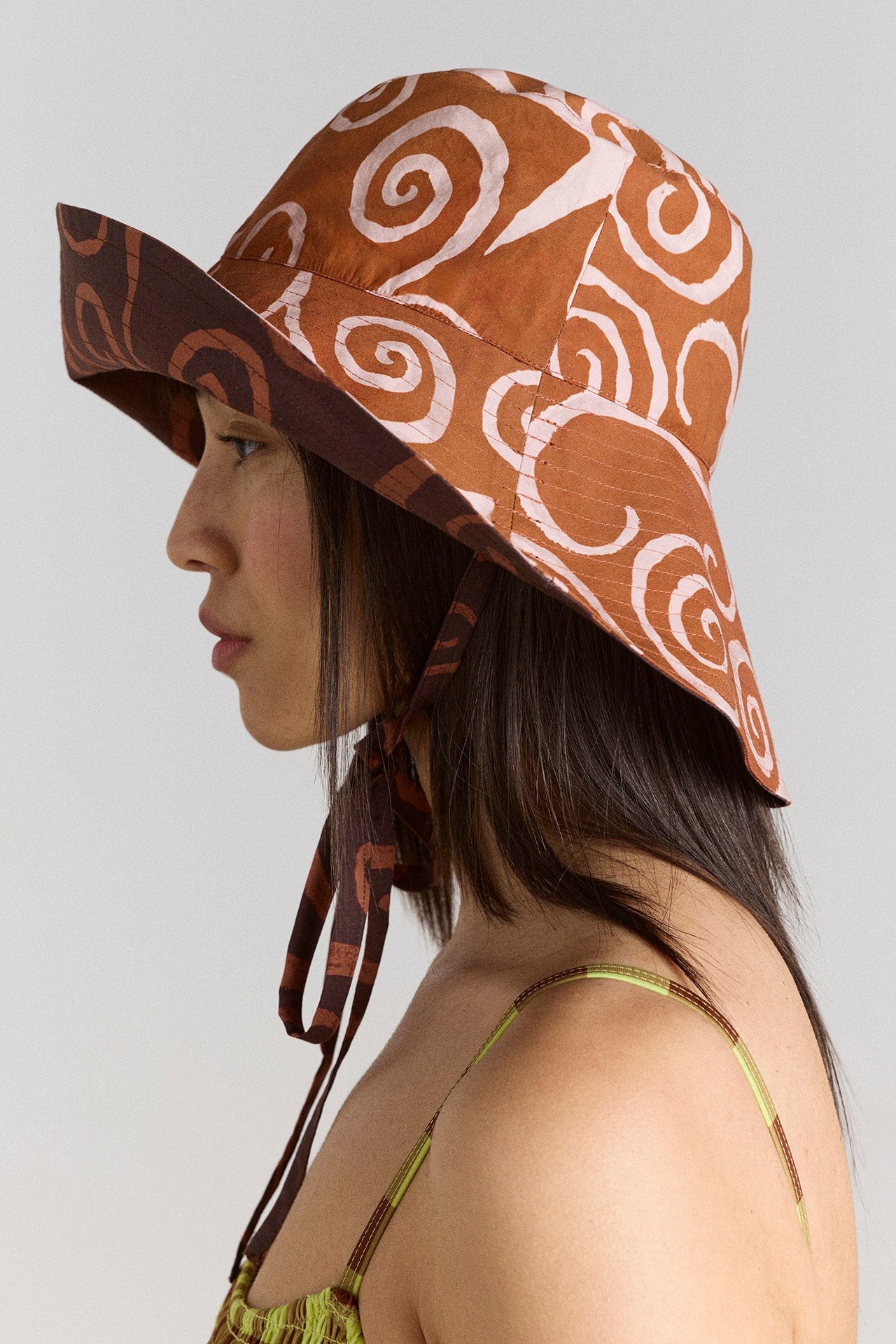 reversible sunhat - mixed swirl