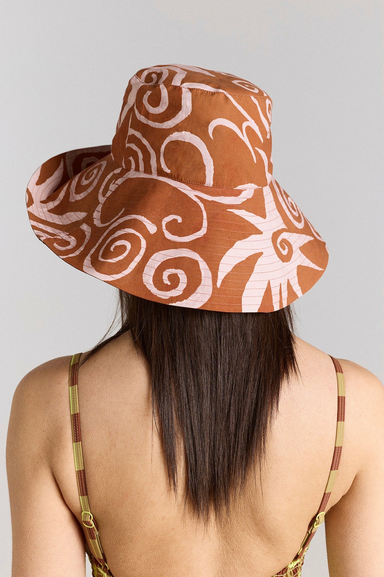 reversible sunhat - mixed swirl