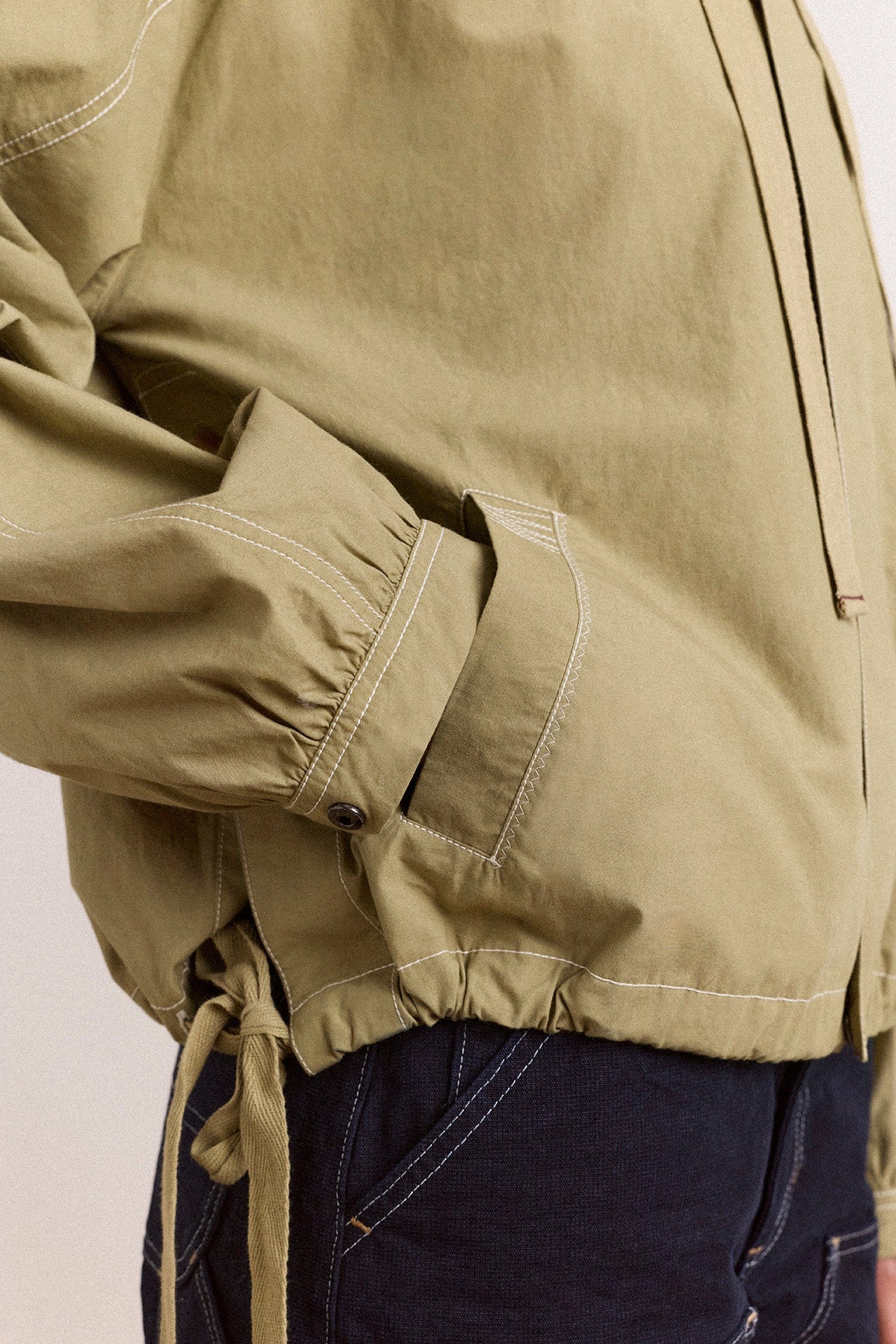 pre-order blake hooded jacket - sage