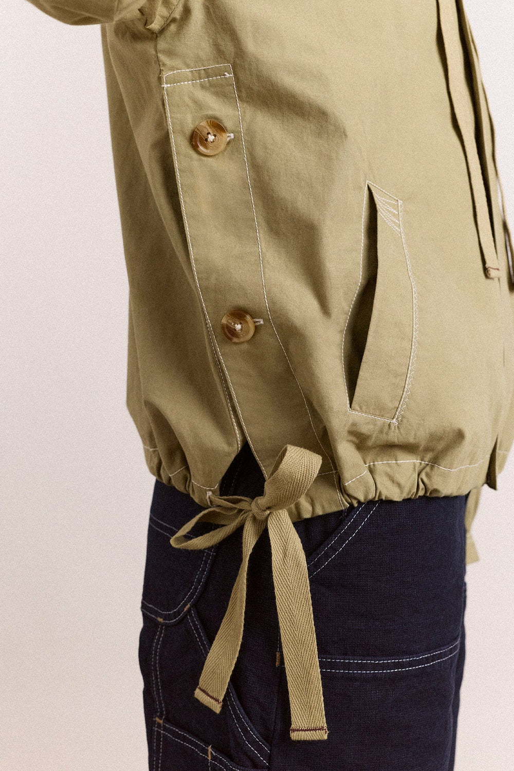 pre-order blake hooded jacket - sage