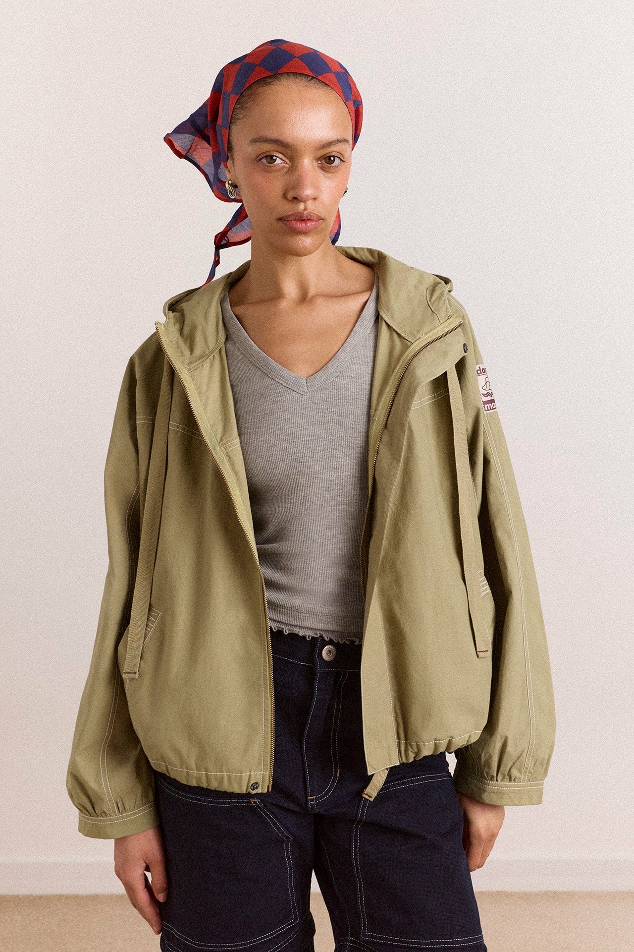 pre-order blake hooded jacket - sage