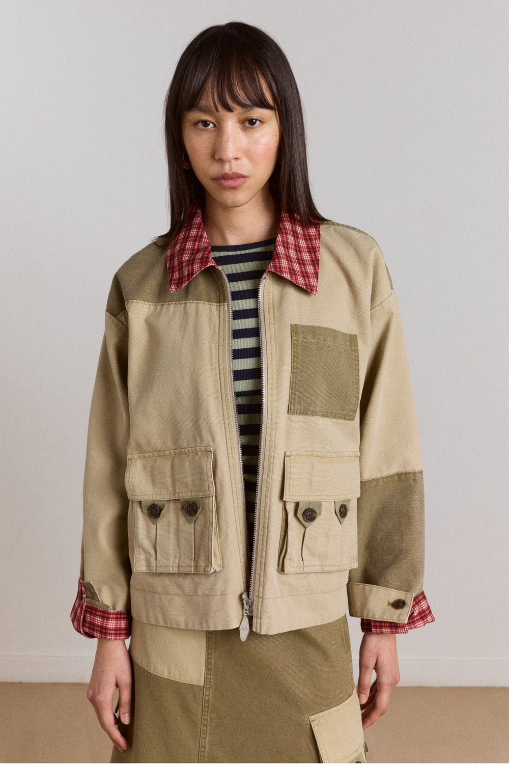marcelle reversible barn jacket