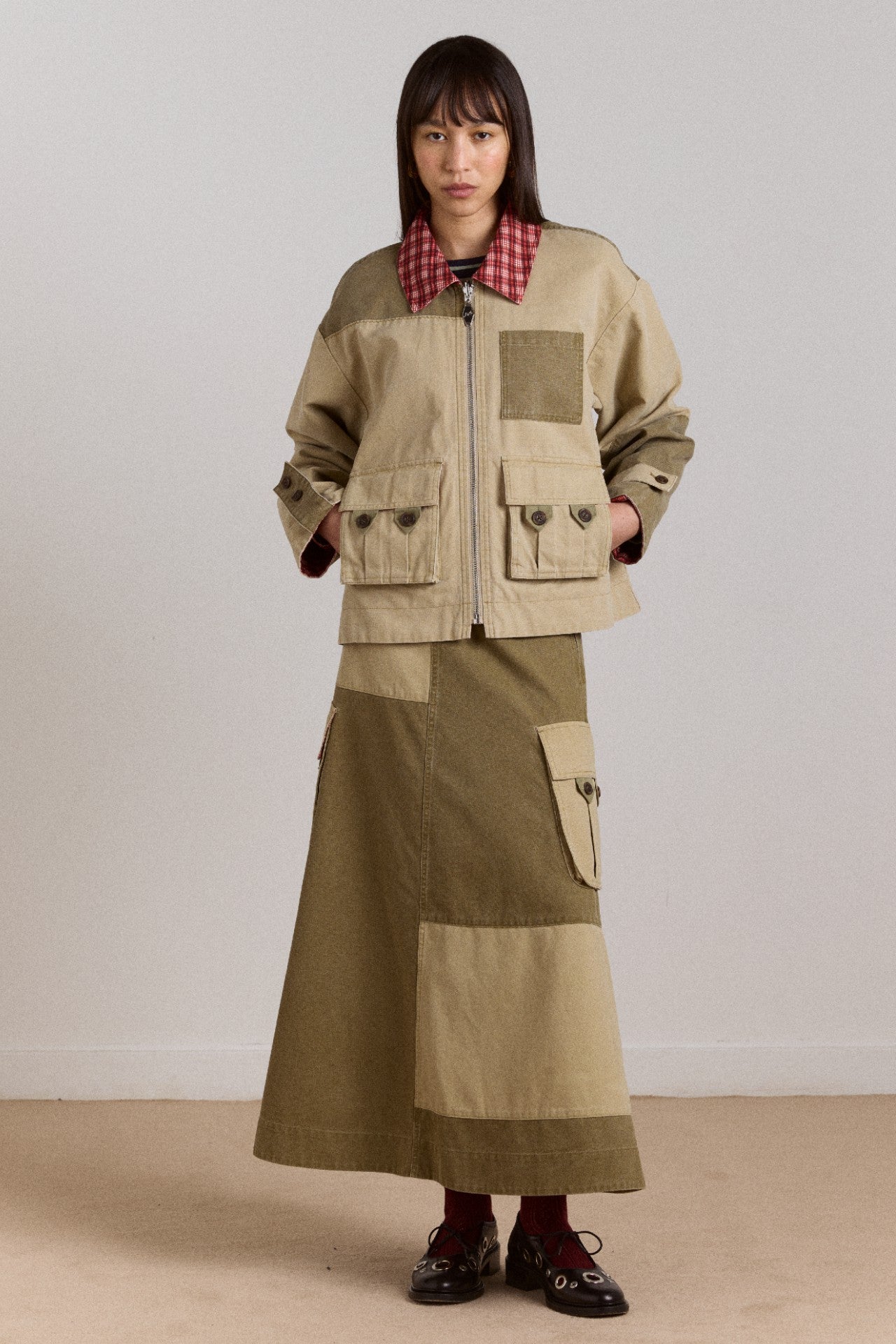 marcelle reversible barn jacket