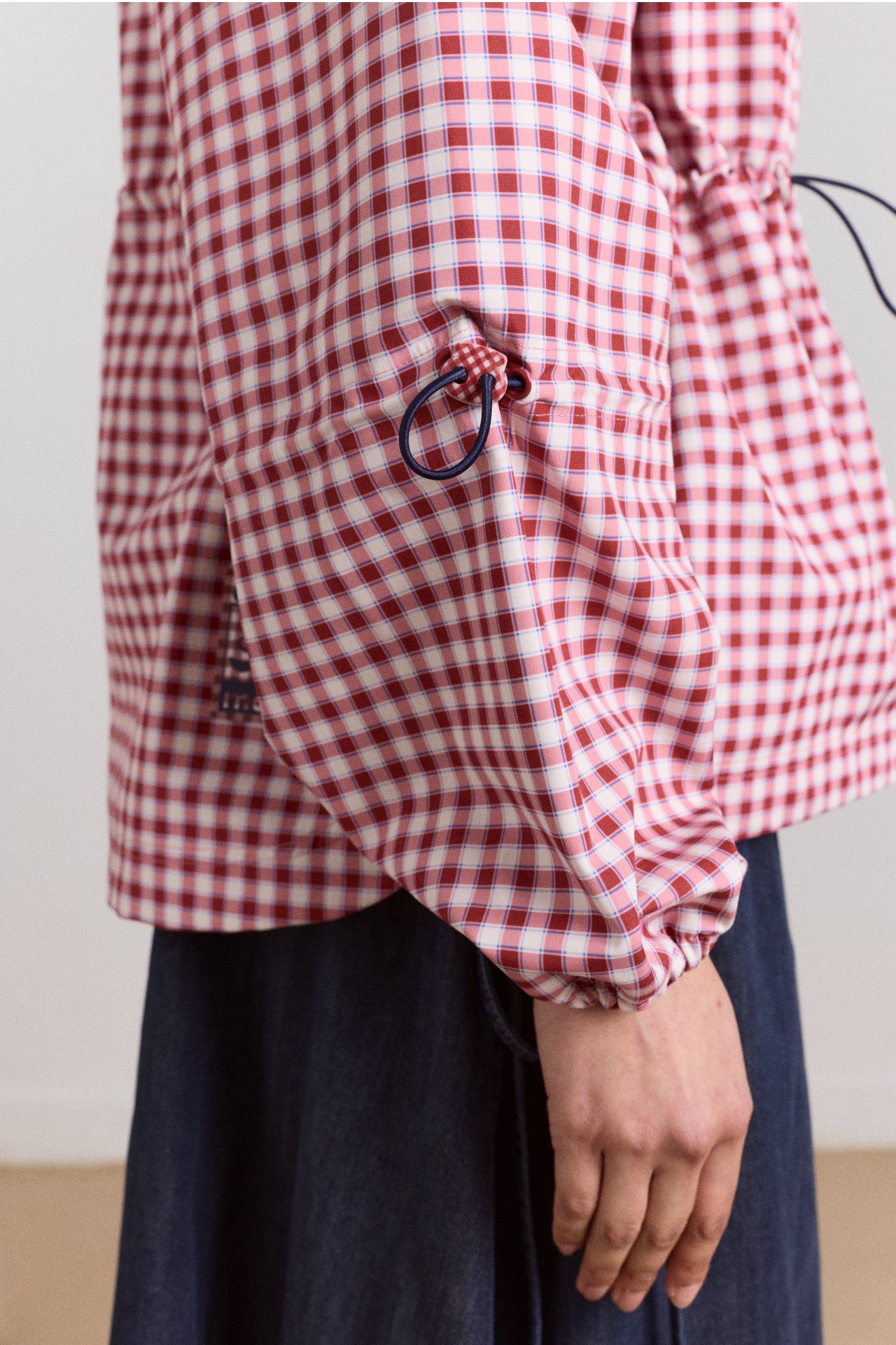 matilda raincoat - cherry gingham