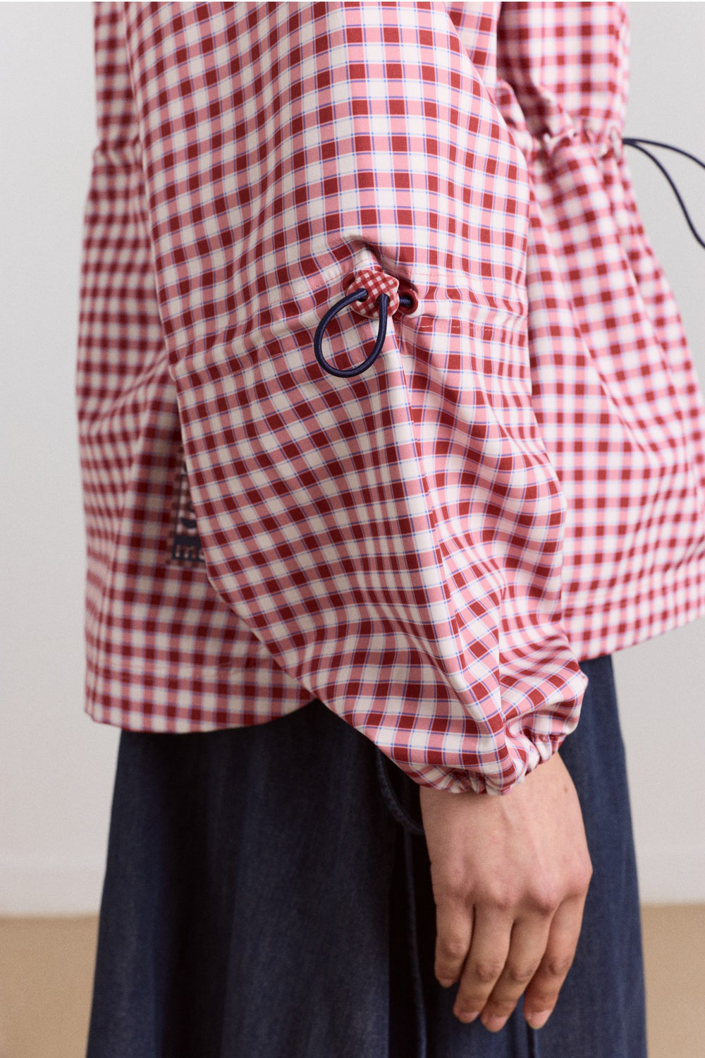 matilda raincoat - cherry gingham