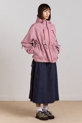 matilda raincoat - cherry gingham