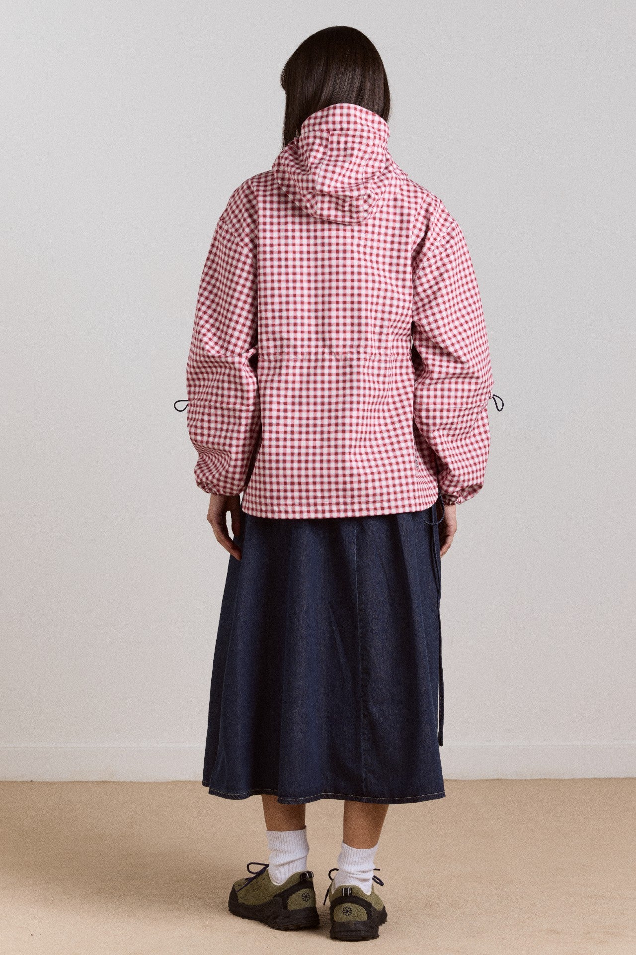 matilda raincoat - cherry gingham