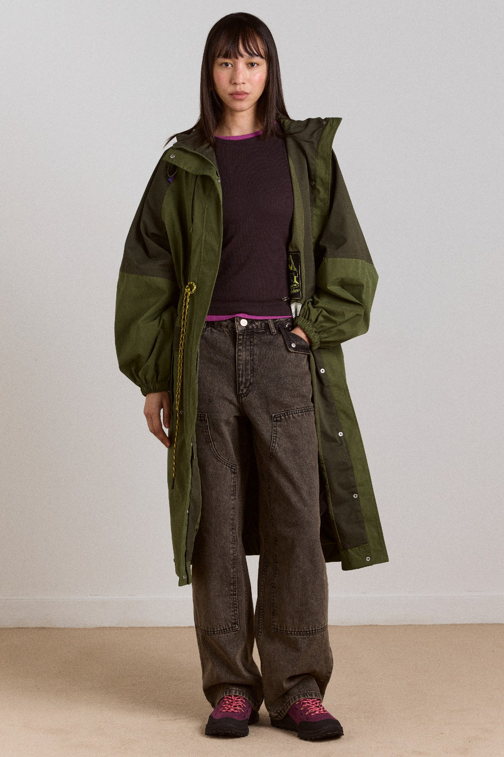 logan waterproof raincoat - forest