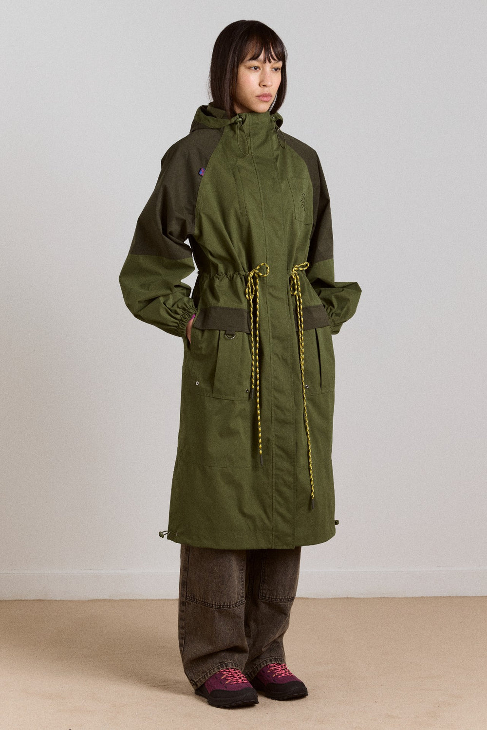 logan waterproof raincoat - forest