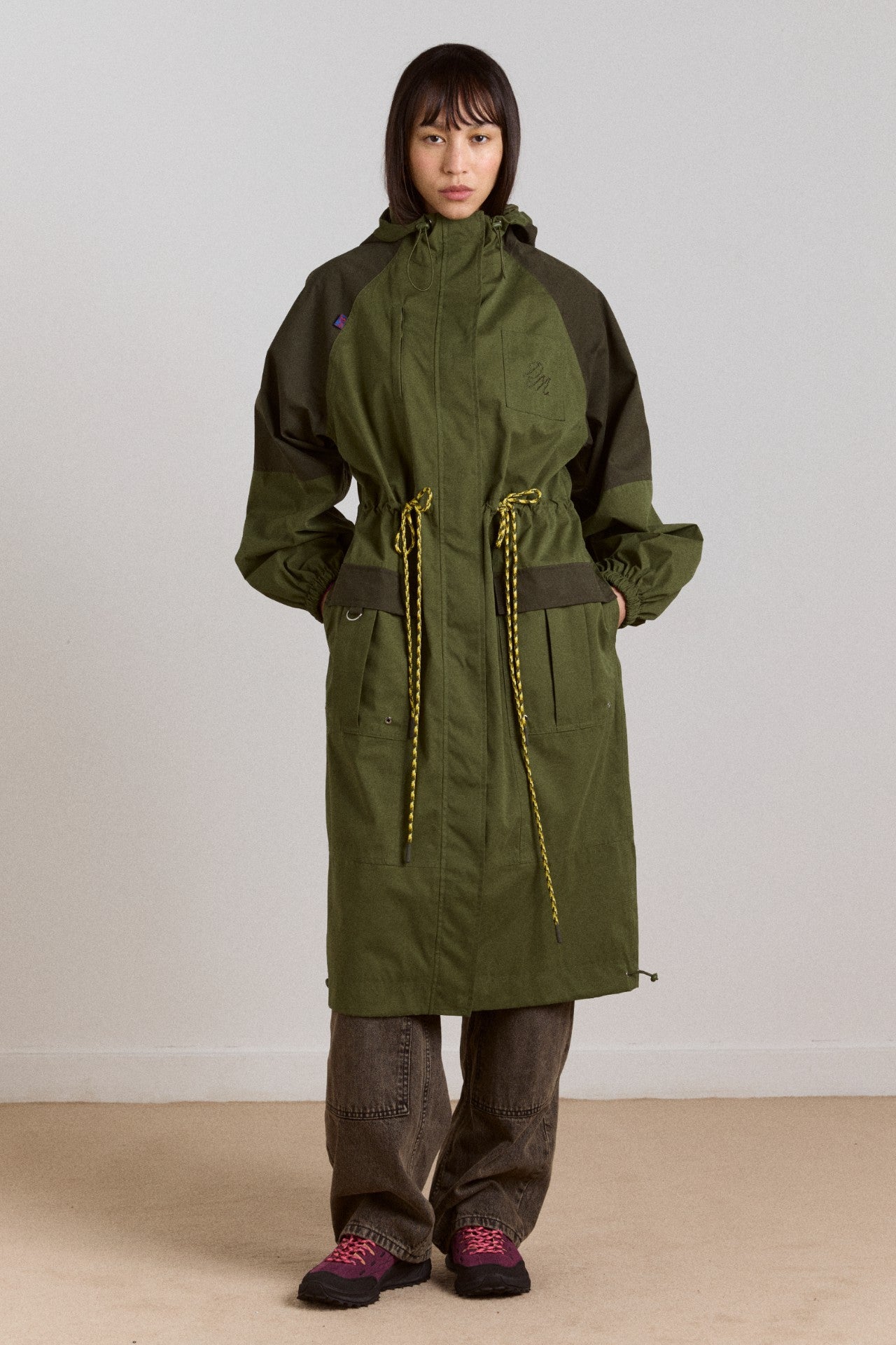 logan waterproof raincoat - forest