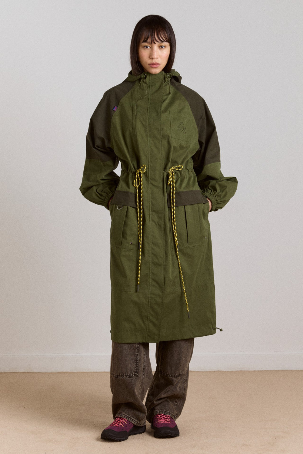 logan waterproof raincoat - forest
