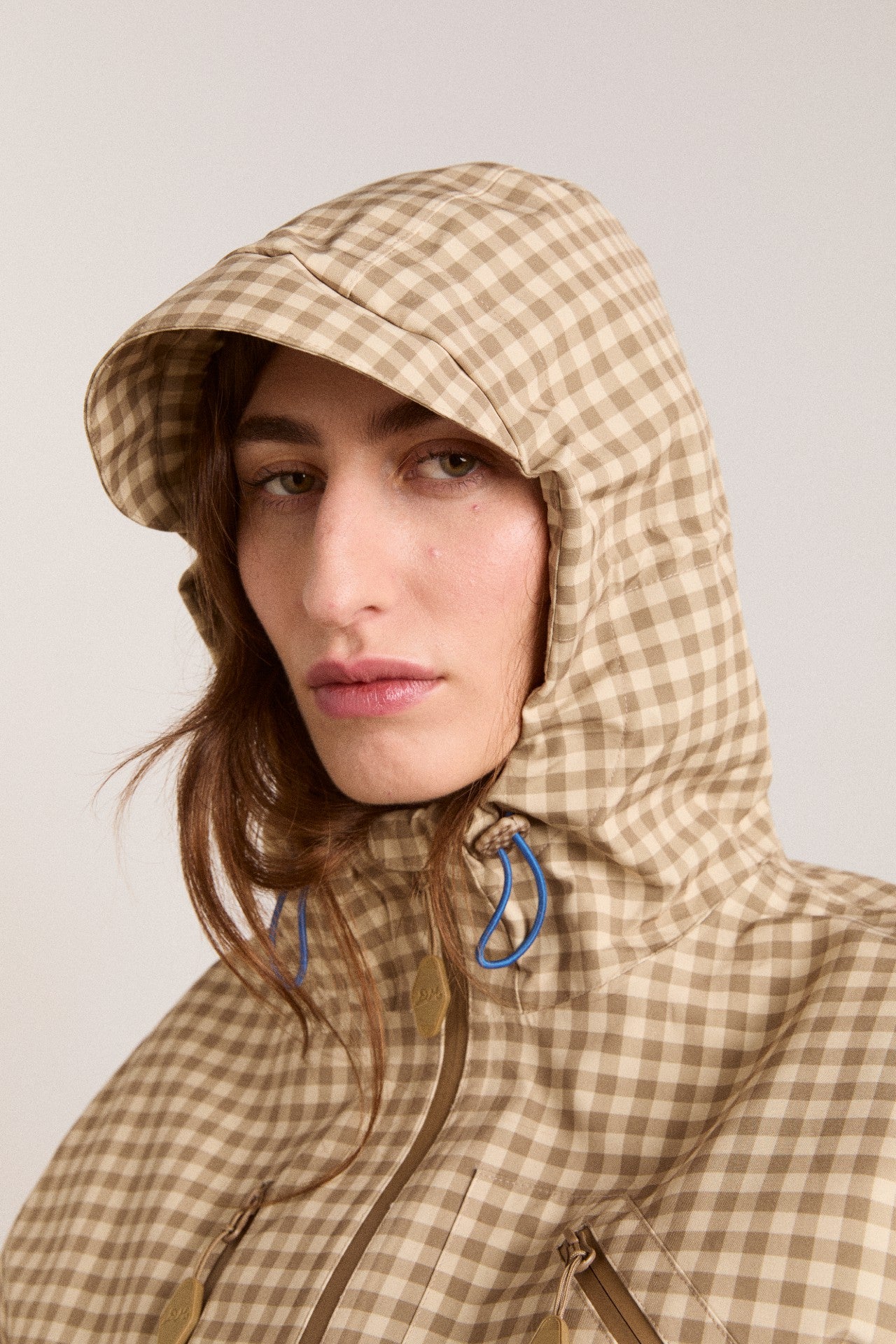 matilda raincoat - gingham