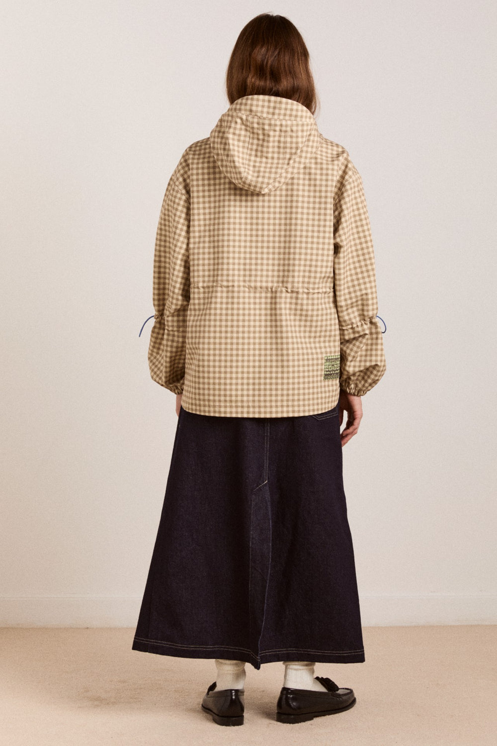 matilda raincoat - gingham