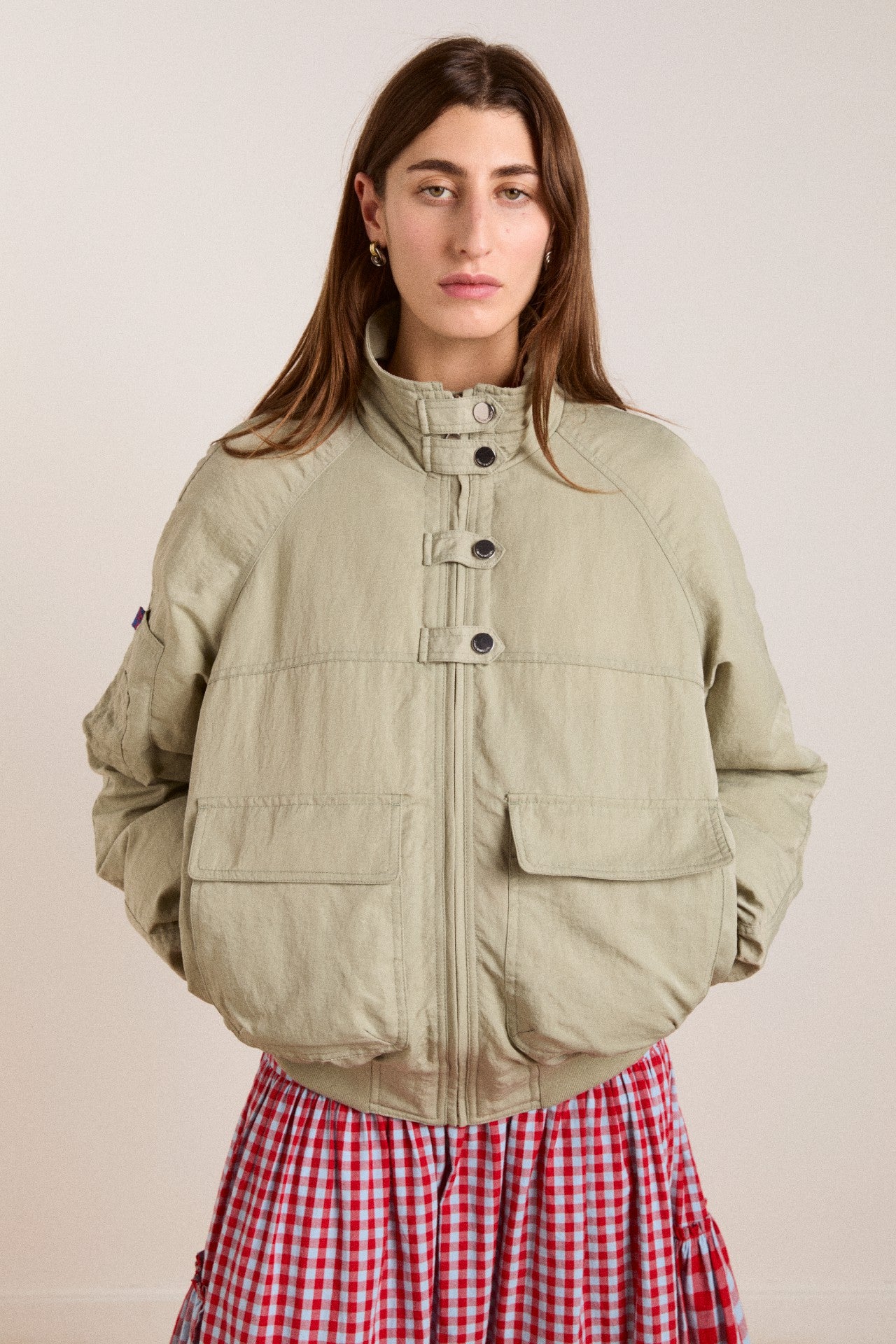Chachi Bomber - Pale Aqua