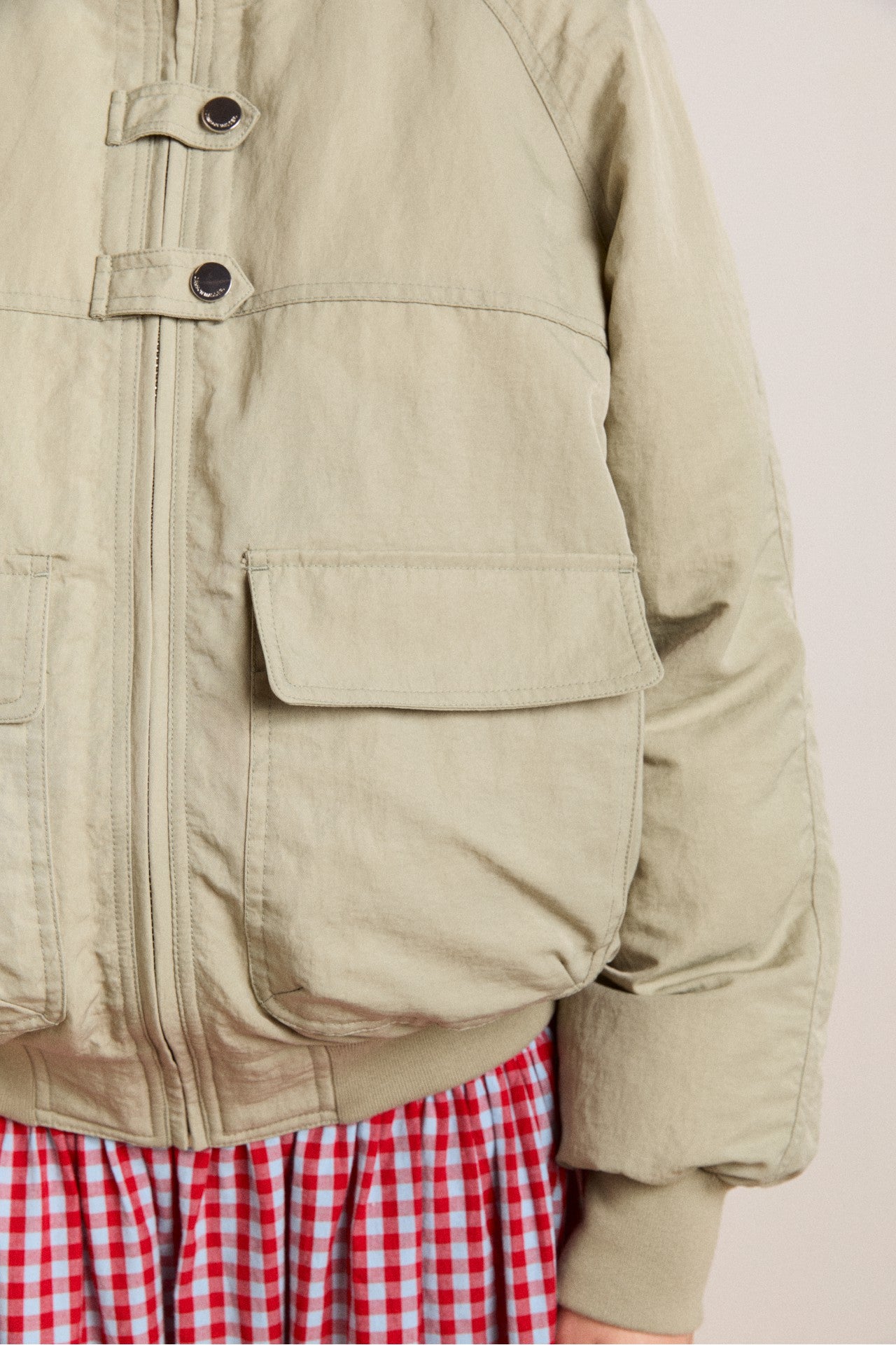 Chachi Bomber - Pale Aqua