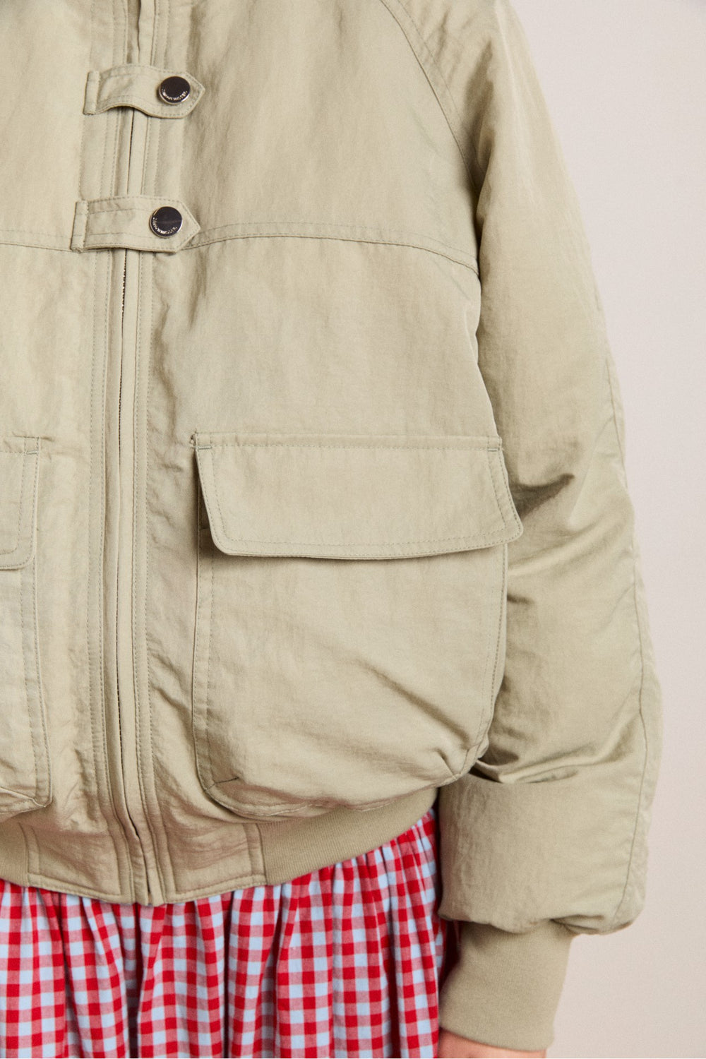 Chachi Bomber - Pale Aqua