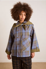 Reversible Trench | Olive Cropped Trench Coat