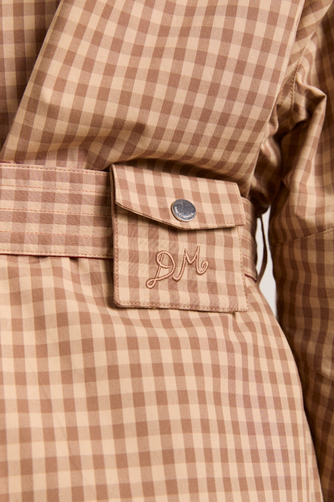Anja reversible shower-proof trench
