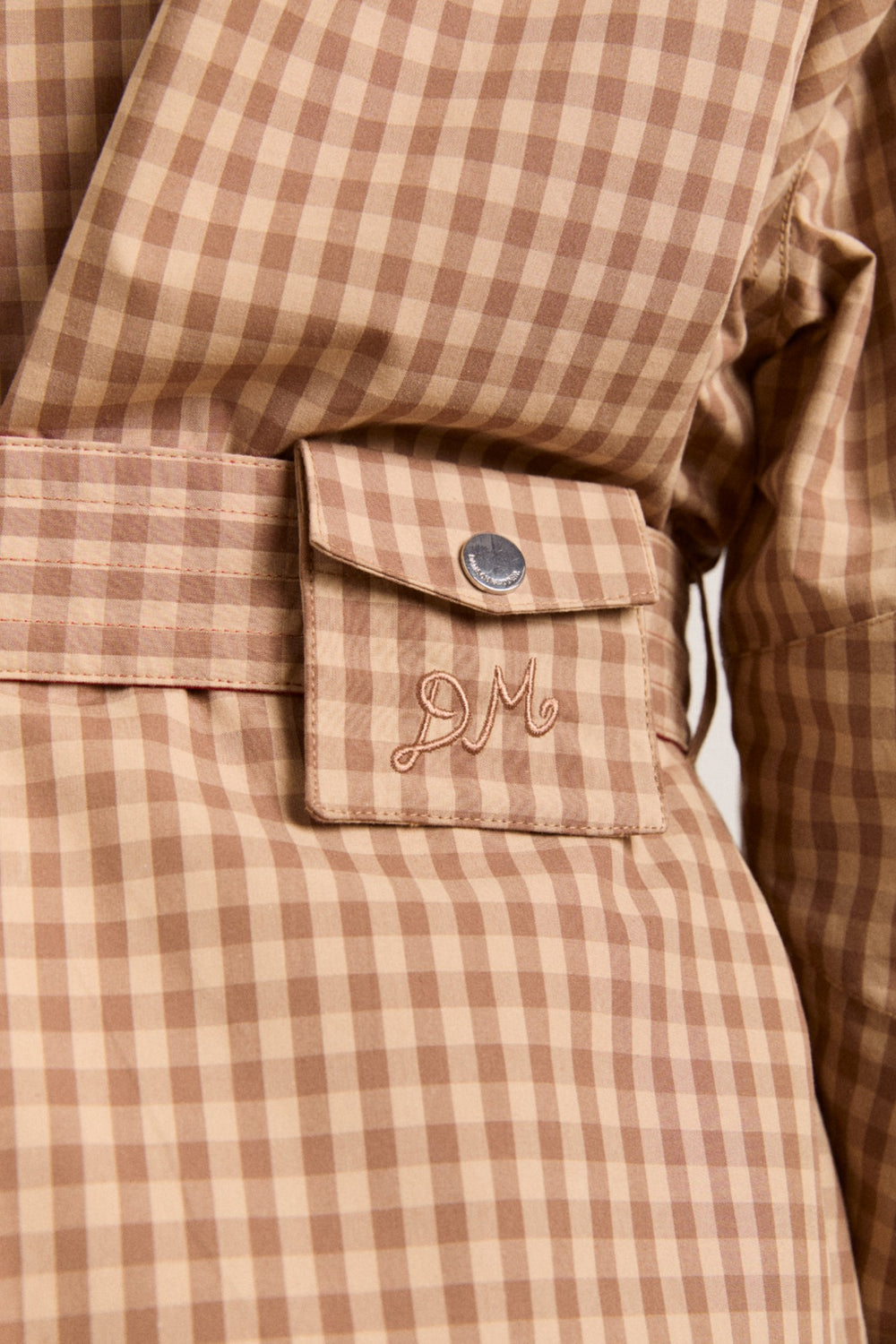 Anja reversible shower-proof trench