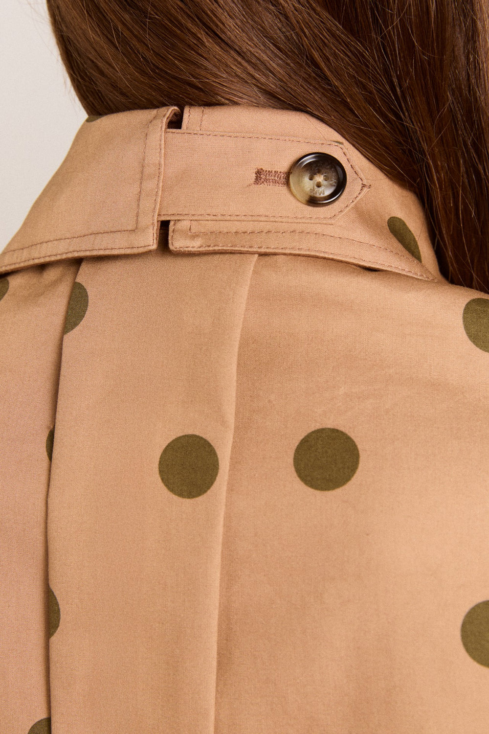 reversible jerry crop trench coat - camel spot