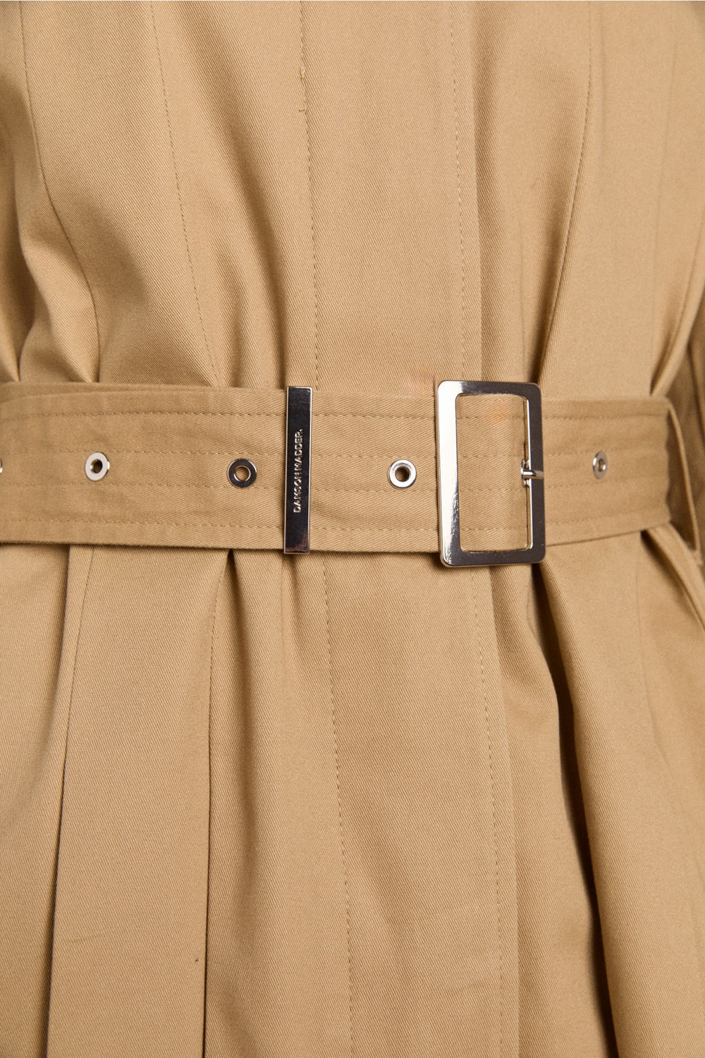 sofia pleated trench - light stone