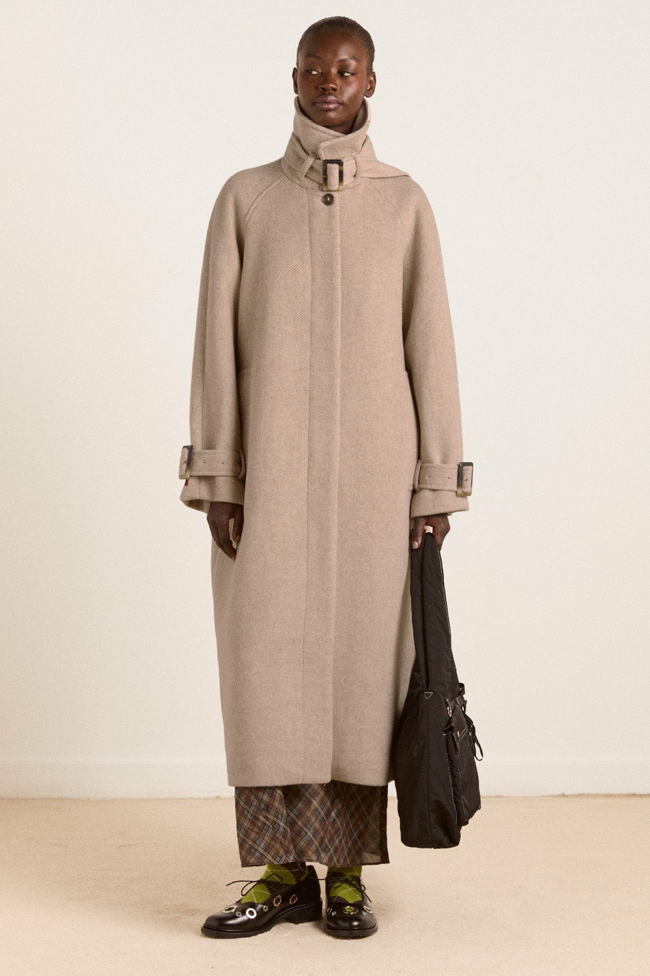 The Jude Oat Wool Coat | Long Wool Coat