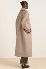 The Jude Oat Wool Coat | Long Wool Coat