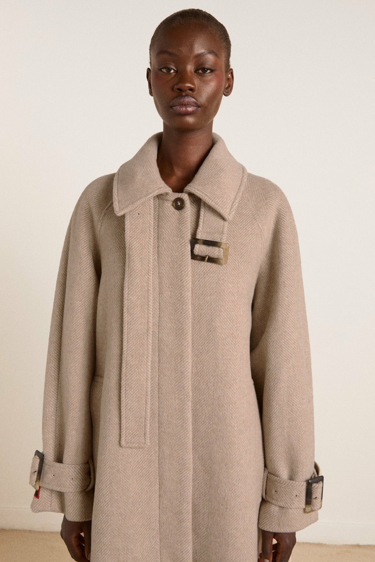The Jude Oat Wool Coat | Long Wool Coat