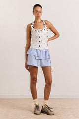 zazie jersey halter - polka dot