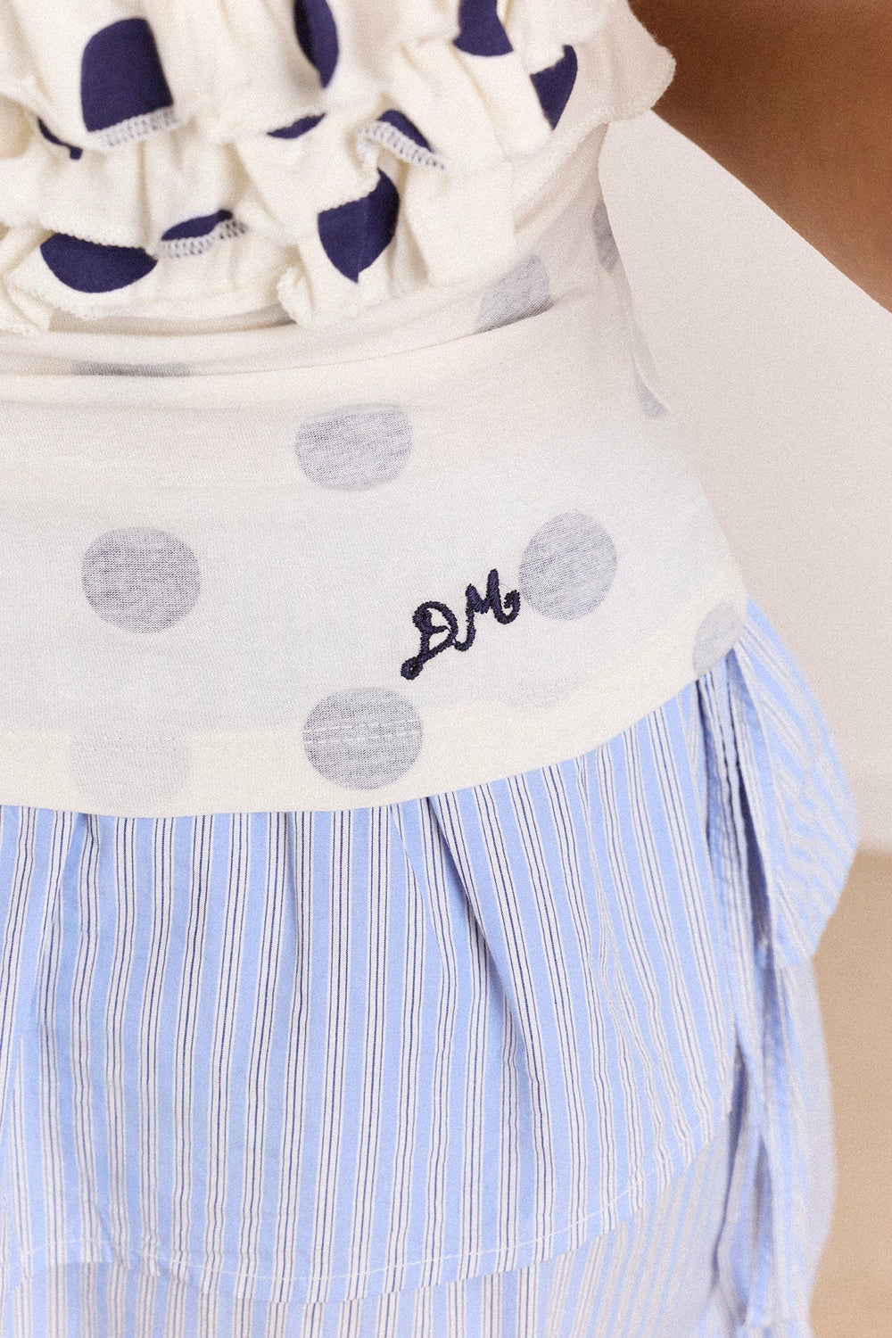 zazie jersey halter - polka dot