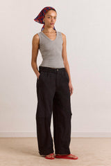 zora tank - grey marl