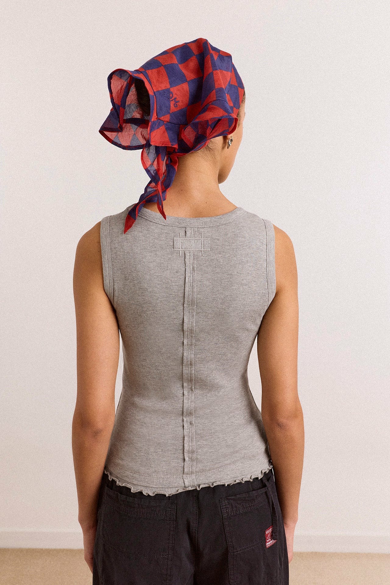 zora tank - grey marl