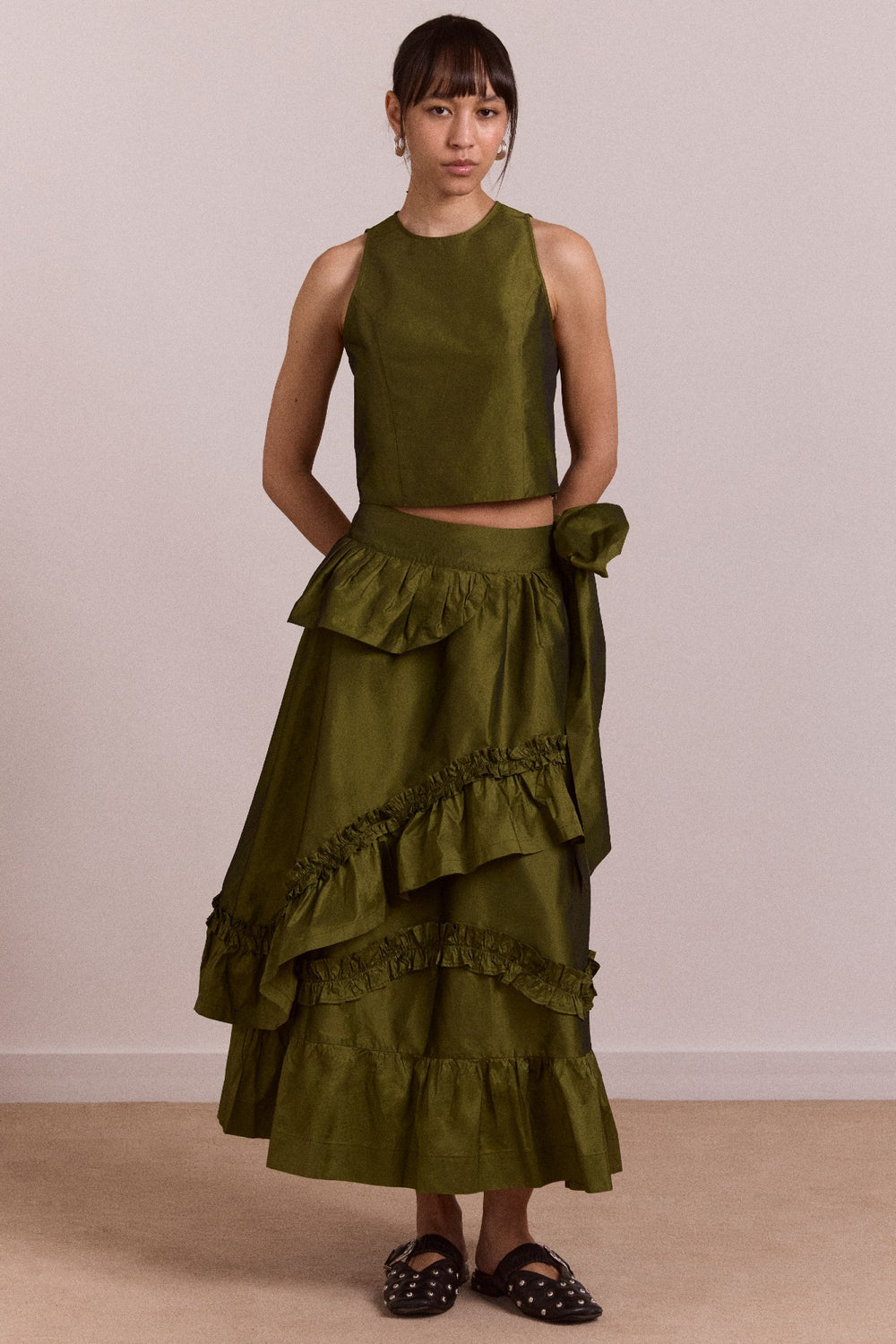 constance top - olive