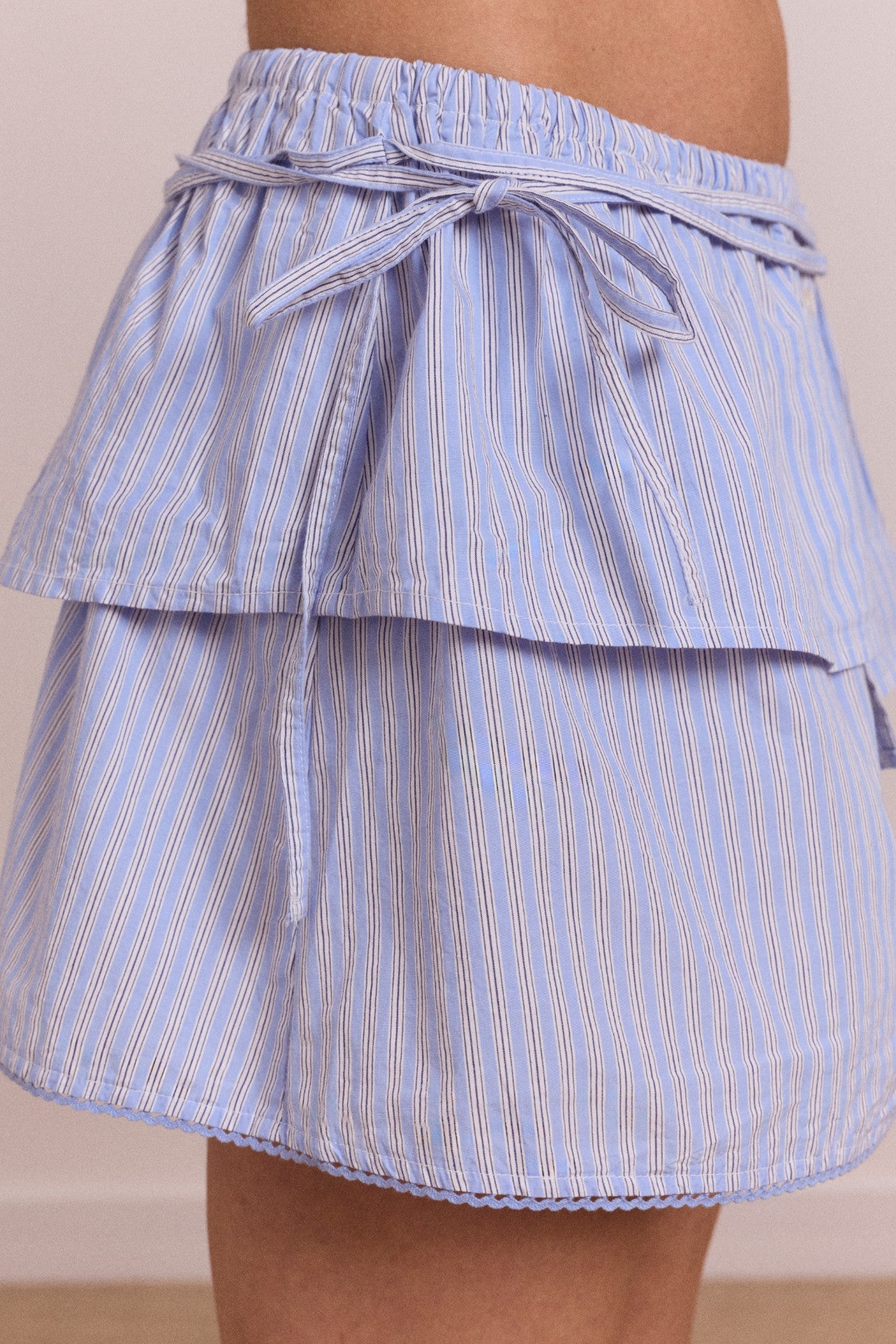 inka mini skirt / top - blue stripe