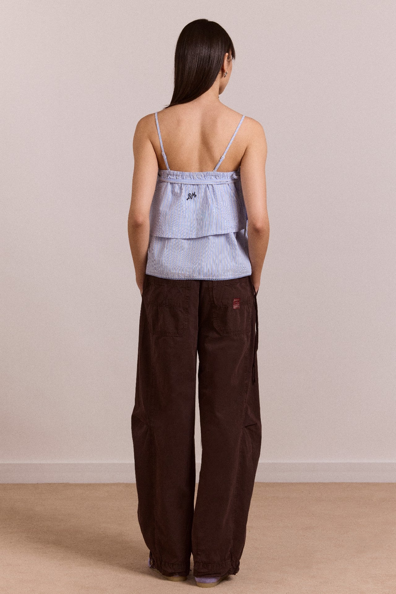 inka mini skirt / top - blue stripe