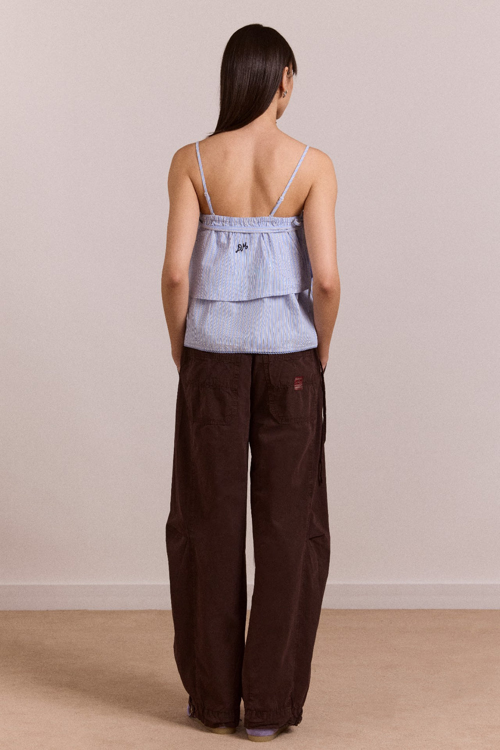 inka mini skirt / top - blue stripe