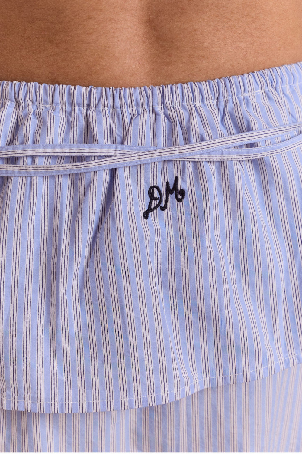 inka mini skirt / top - blue stripe