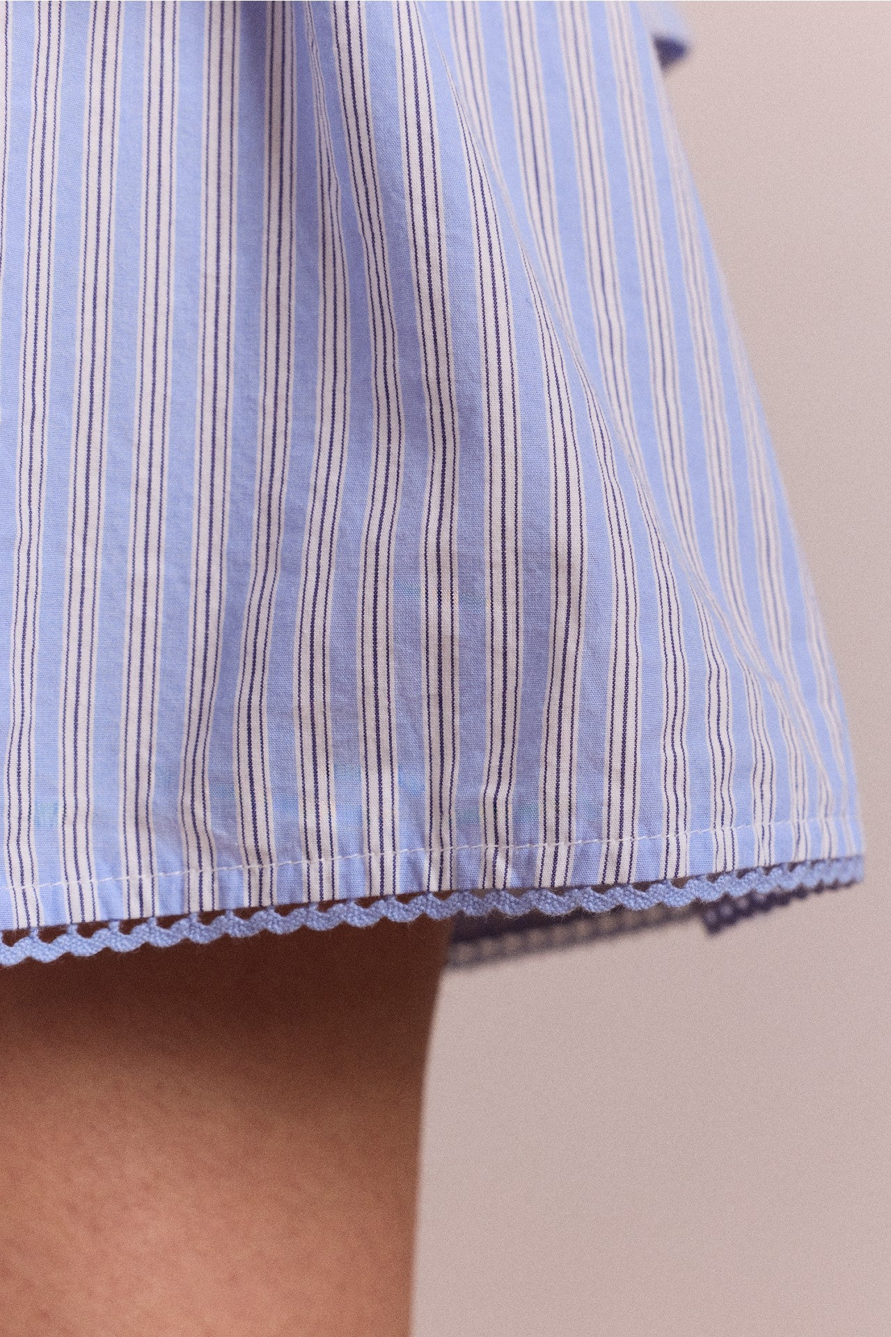 inka mini skirt / top - blue stripe